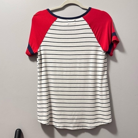 Baseball your ki llin me smalls women tee small stripes up cycle - Picture 2 of 5